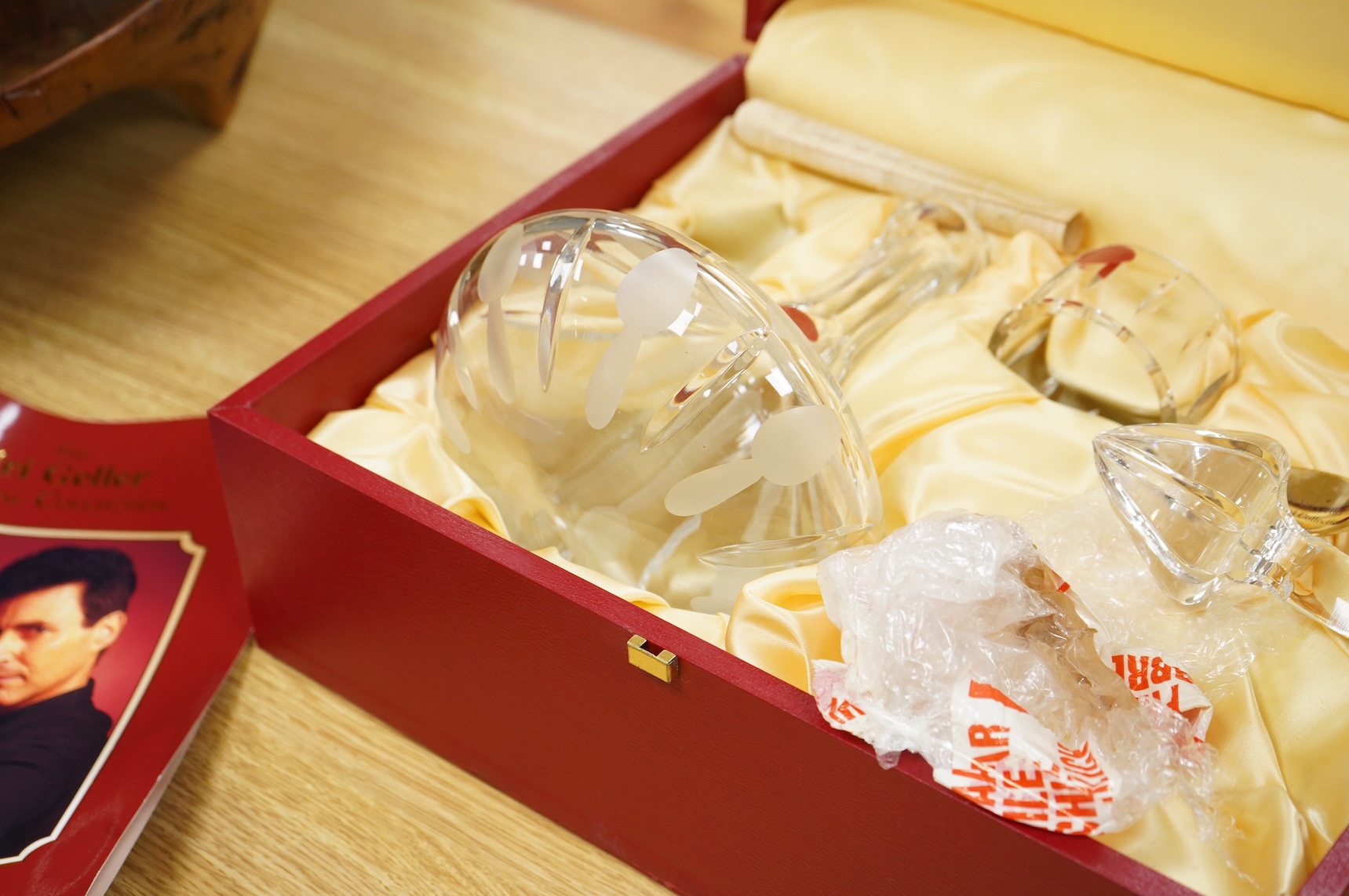 The Uri Geller Crystal Collection - three cased sets by Dickenson Crystal